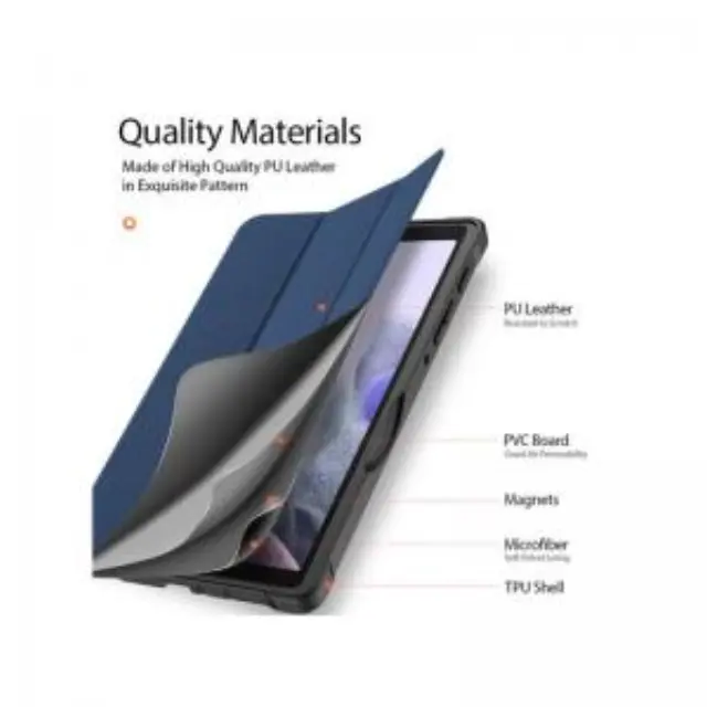 Θήκη TPU Flip Dux Ducis Samsung Galaxy Tab A7 Lite 8.7" Wi-Fi/ 4G/ 5G Shock Proof Domo Μπλε N64680 3