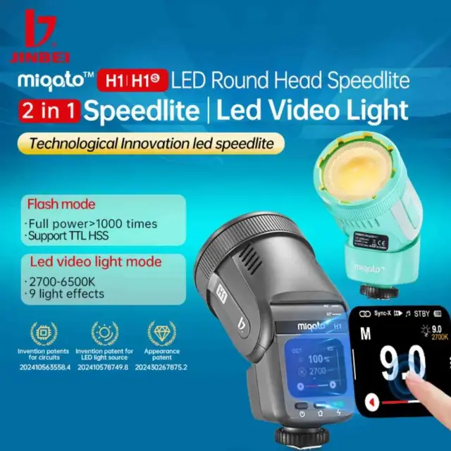 Jinbei Miqato H1 Led Speedlite 3
