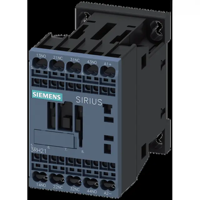 contactor relay railway, 2 NO + 2 NC, 24-34 V DC, 0.7-1.25* Us, with integrated