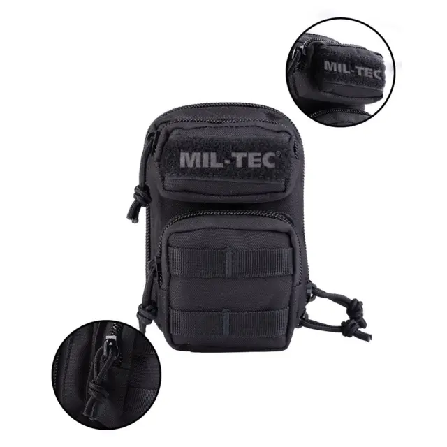 Mil-Tec Keyholder Assault Pack Black-Μπρελοκ Μαύρο - 01-Black-Μαύρο