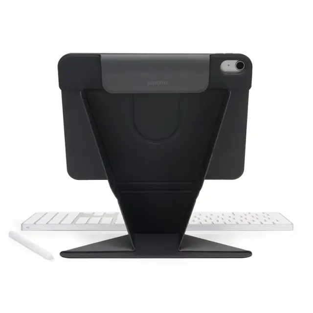 Pipetto Origami No6 Stand case, black - iPad Air 10.9" (2022/2020)/11" 2024/2025/2026