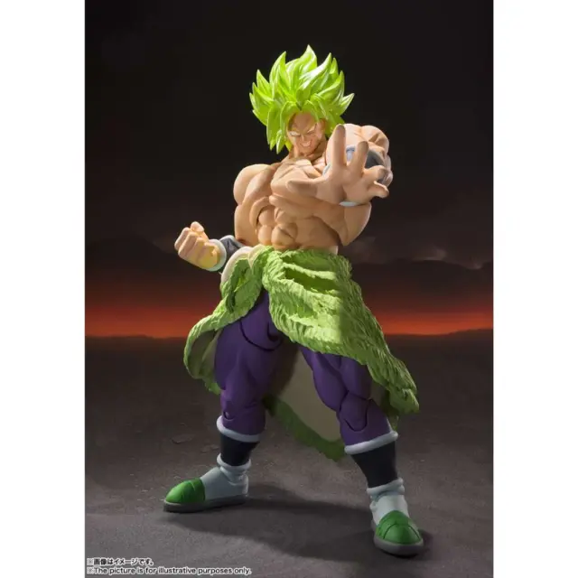 Dragon Ball Z Broly Super Saiyan S.H.Figuarts 22cm Συλλεκτική Φιγούρα 3