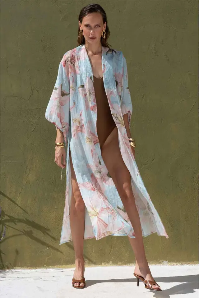 NEMA RESORT WEAR KIMONO (15106N510-MULTICOLOUR) - M