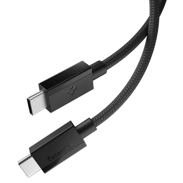 Spigen® - Essential Καλώδιο USB-C σε USB-C 60W 150cm/Black.