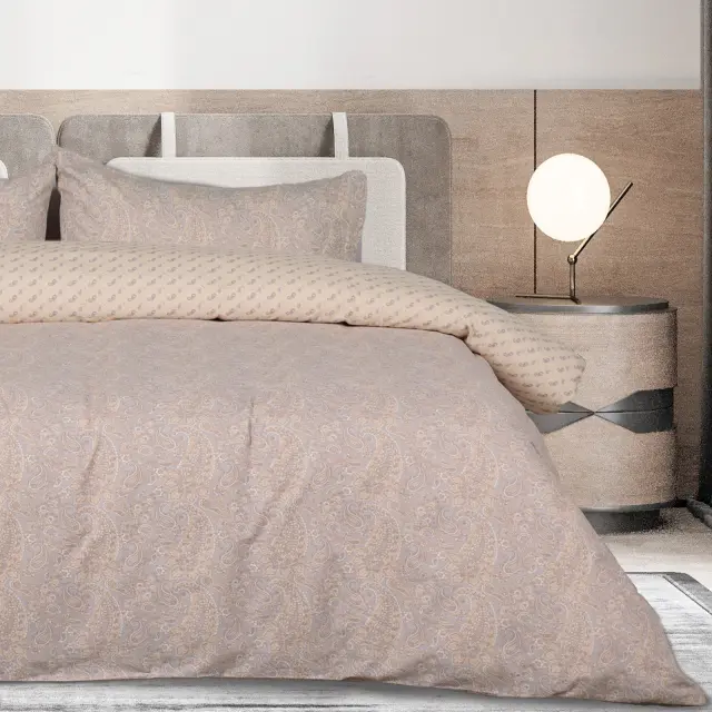 Σετ Σεντόνια 240x260 Υπέρδιπλα Flannel Das Home 9680 Yellow-Grey 100% βαμβακερόΧωρίς Λάστιχο