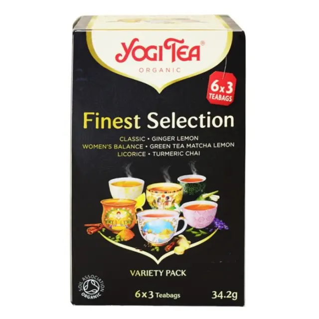 Finest Selection Classic Ginger Lemon Licorice Women’s Tea Turmeric Chai & Green Tea Matcha Lemon - Βιολογικό Τσάϊ Με Κλασσικό Τζίντζερ Γλυκόριζα Κουρ