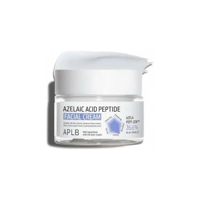 APLB Azelaic Acid Peptide Facial Cream Κρέμα Προσώπου για Ακμή, Κοκκινίλες, Πόρους και Δυσχρωμίες, 55ml