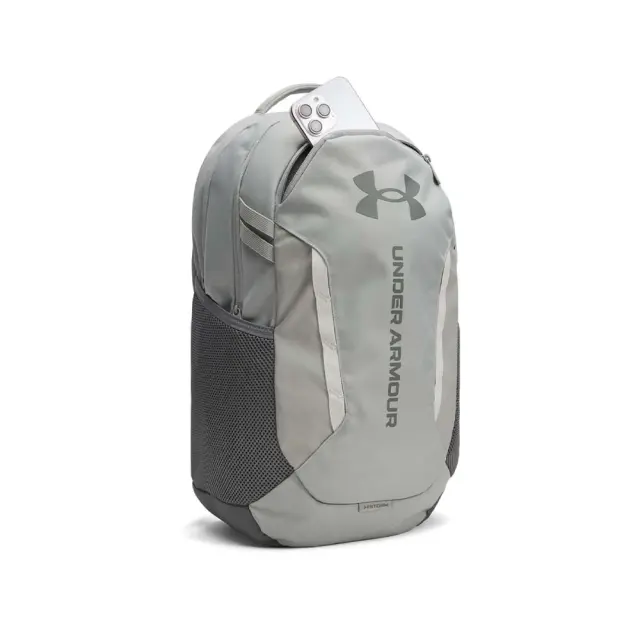 Under Armour Adult Hustle 6.0 Backpack Γκρι Ανοιχτό 1384672-069 (Under Armour) - One Size 2