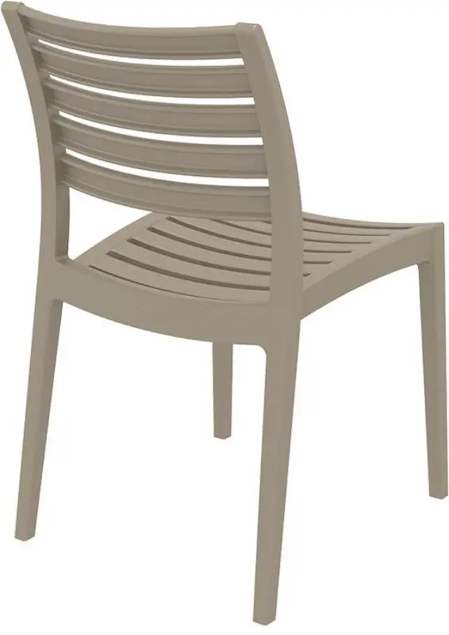 Καρέκλα Στοιβαζόμενη ARES Dove Grey PP 48x58x82cm 2