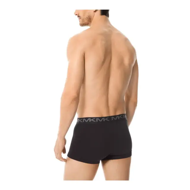 MICHAEL KORS Ανδρικό Boxer Stretch Factor Cotton - Πεντάδα, Χρώμα Μαύρο - S 3