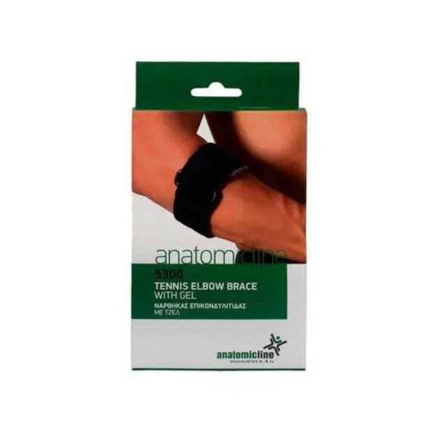 ANATOMIC LINE 5300 Περιαγκωνίδα για Επικονδυλίτιδα σε Μαύρο χρώμα One Size