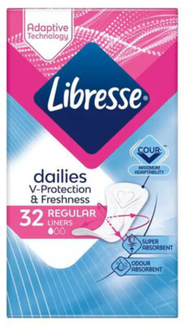 Σερβιετάκια Dailies V-Protection & Freshness Normal 32τμχ