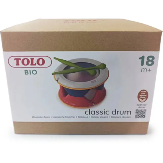 Tolo Toys: Διπλό τύμπανο από βιοδιασπώμενο πλαστικό (18+ μηνών) TL-76027 2