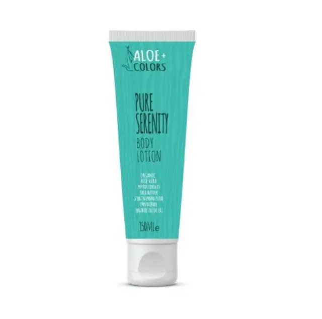 Aloe+ Colors Pure Serenity Ενυδατική Lotion Ανάπλασης Σώματος με Aloe Vera & Άρωμα White Musk για Ευαίσθητες Επιδερμίδες 150ml