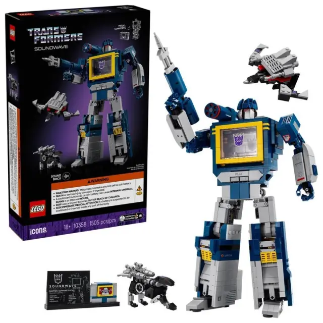 LEGO Icons Transformers: Soundwave για 18+ Ετών 1505τμχ