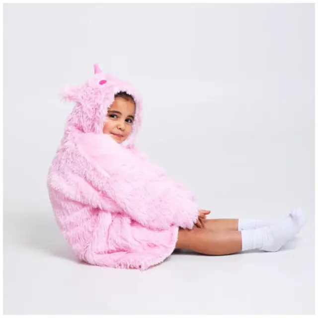 Κουβέρτα Noxxiez Hoodie Με Κουκούλα Και Μανίκια Unicorn 3-6 Ετών NX-CH305 2