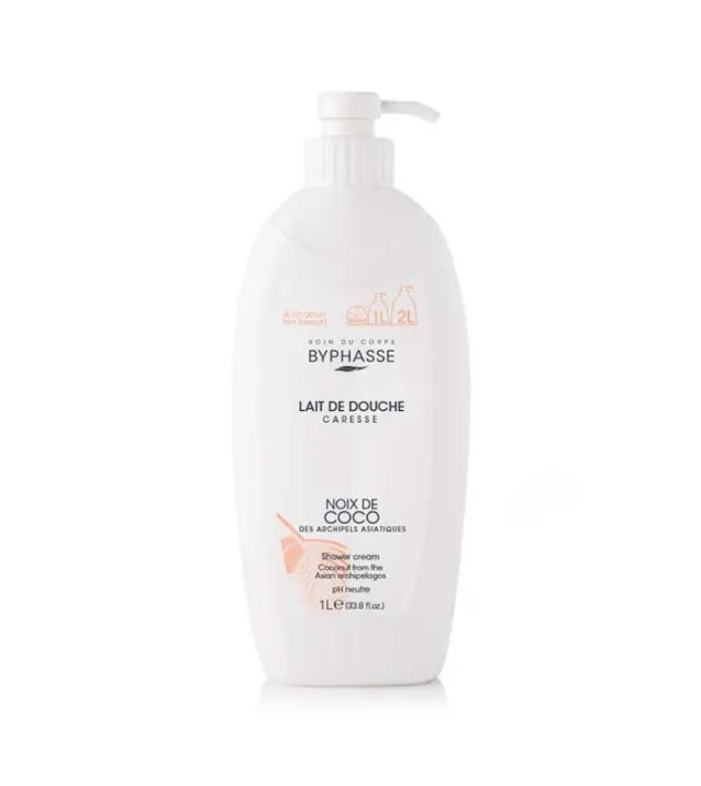 Byphasse Caresse Shower Cream Coconut 1L
