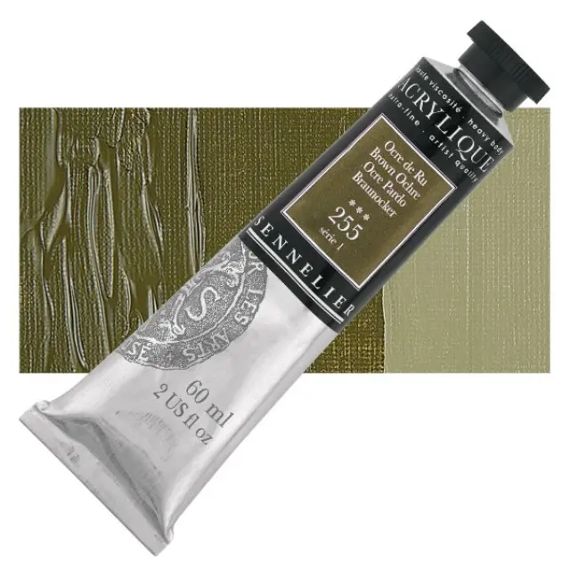 Ακρυλικό Sennelier Extra Fine - 255 Brown Ochre S1 - 60ml