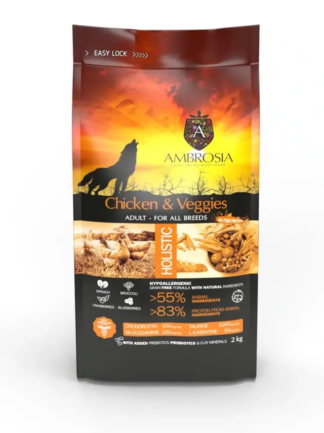 Ambrosia Grain Free Adult Chicken & Veggies 2Kg Μονόχρωμο 3