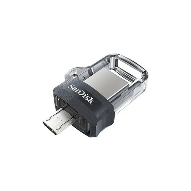 Sandisk Ultra Dual Drive M3.0 64GB USB 3.0 Stick με σύνδεση USB-A & micro USB-B Μαύρο