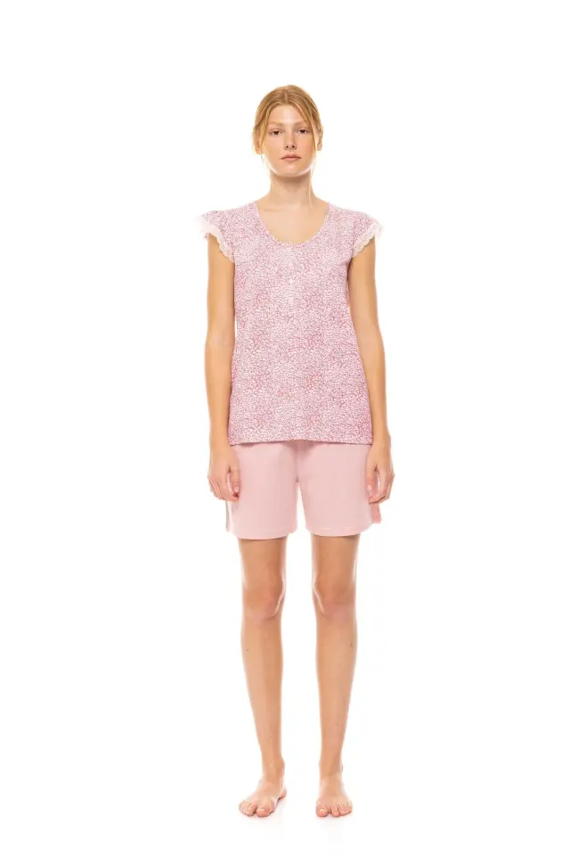 S1462 - Type - PYJAMA SHORTS LEOPARD ROSE 2