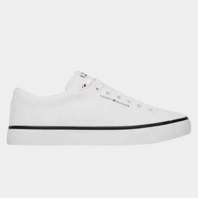 Tommy Hilfiger - Ανδρικά Sneakers Th CHi Vulc Core Low Ii Mesh FM0FM05513-YBS Λευκό - 44
