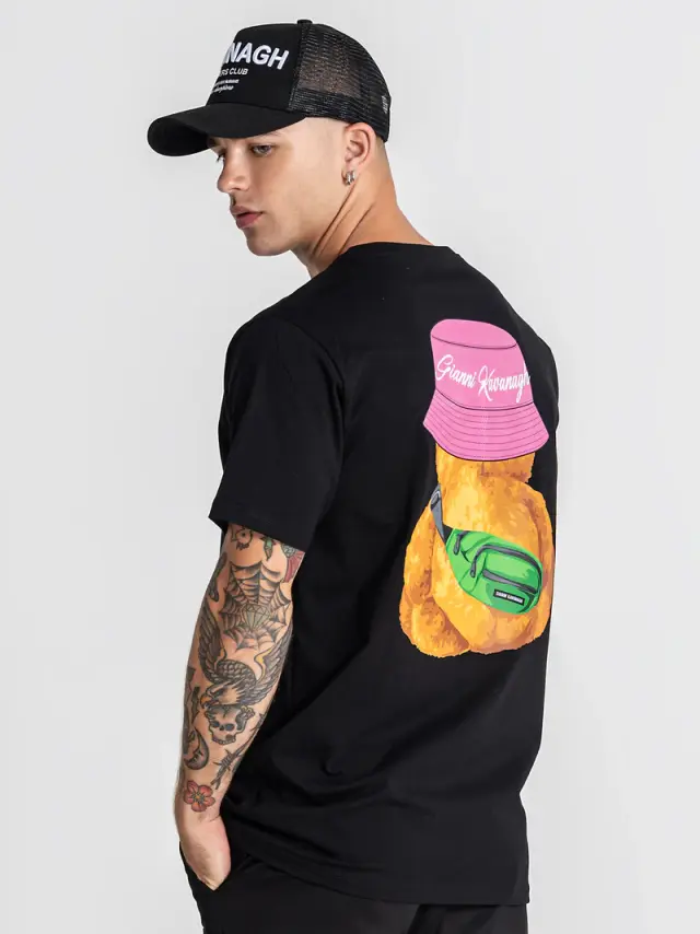 Gianni Kavanagh Ανδρικό BEAR T-Shirt – Black - S 3