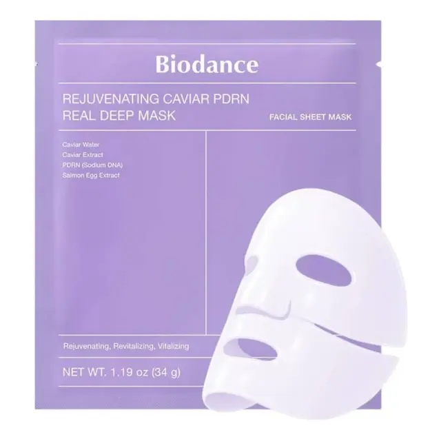 Biodance Rejuvenating Caviar PDRN Real Deep Mask Ενυδατική Μάσκα Προσώπου με PDRN και Εκχύλισμα Χαβιαριού, 34gr