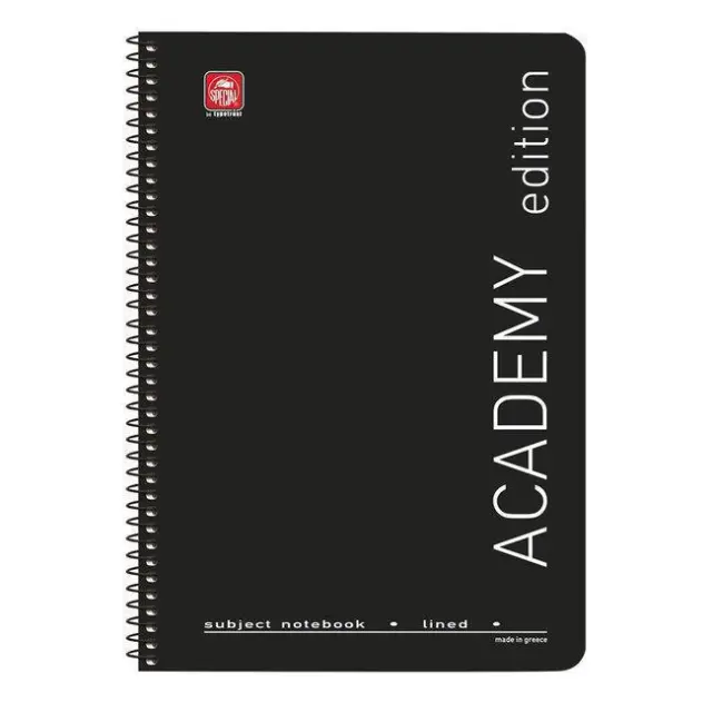 Typotrust Academy Τετράδιο Σπιράλ B5 2 θεμάτων (4552-11) (TYP4552-11) 2