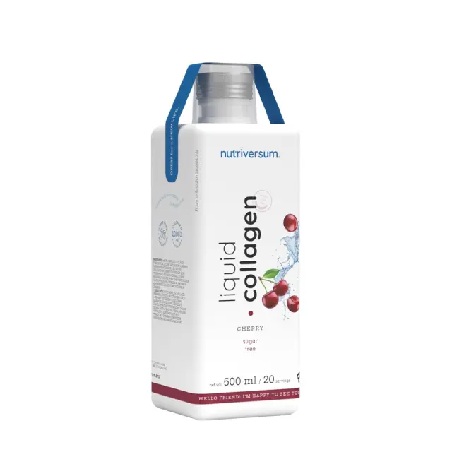 Nutriversum Liquid Collagen 10.000 Mg Sugar Free Cherry, 500 ml