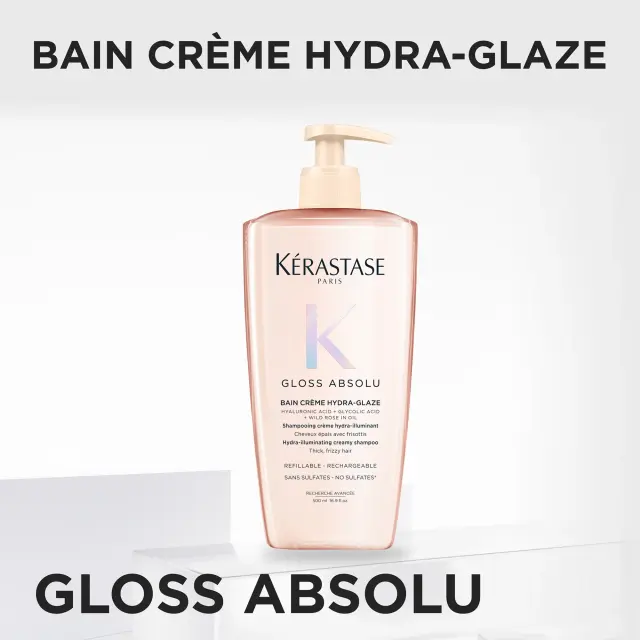 Gloss Absolu Bain Creme Ενυδατικό Σαμπουάν Λάμψης Refillable 2