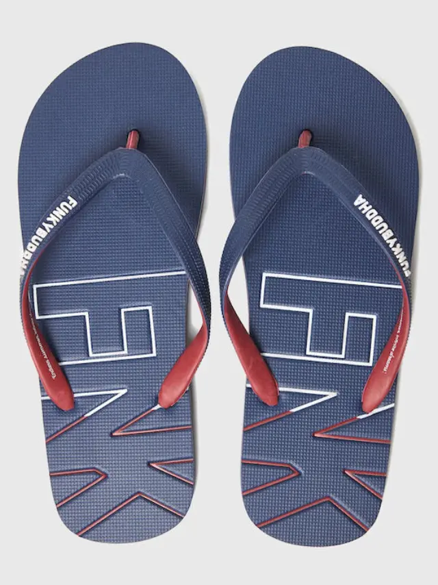Funky Buddha Men's Flip Flops Midnight Blue FBM013-007-08 - 46 2