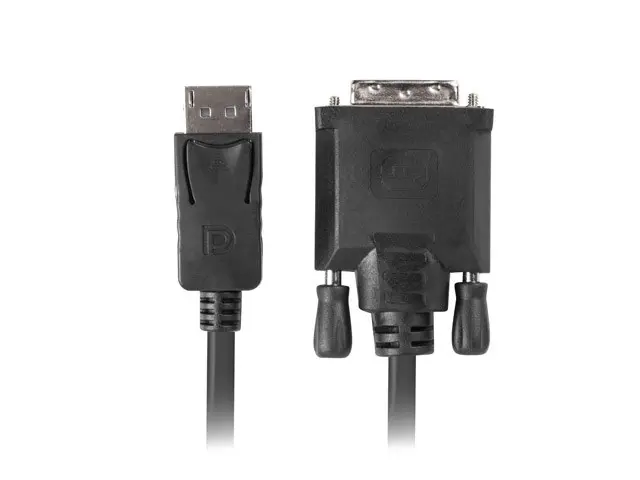 Lanberg CA-DPDV-10CU-0018-BK video cable adapter 1.8 m DisplayPort DVI-D Black