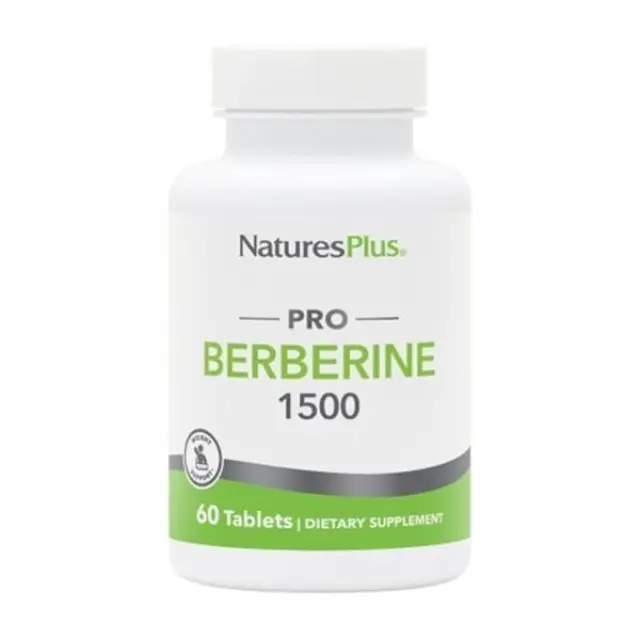 NaturesPlus Pro Berberine 1500mg Συμπλήρωμα Διατροφής Φυτικής Βερβερίνης, 60tabs
