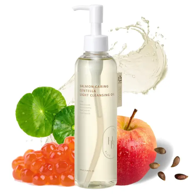 Heveblue PDRN Salmon Caring Centella Light Cleansing Oil Λάδι Καθαρισμού Προσώπου 240ml 2
