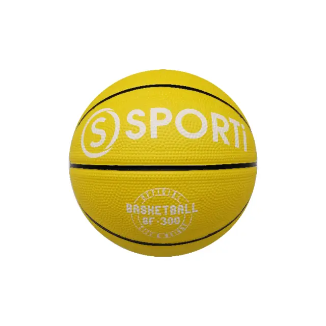 Sportifrance Μπάλα Μπάσκετ Κίτρινο Χρώμα , Μέγεθος 3 ,Indoor/Outdoor