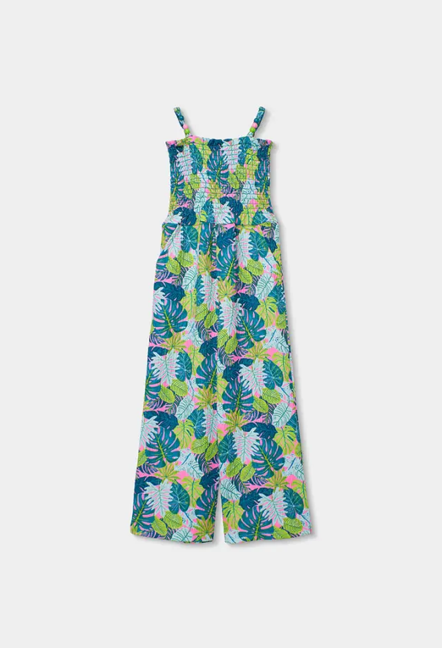 Boboli Knit ολόσωμη φόρμα με τύπωμα για κορίτσι 413031-9843