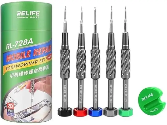 RELIFE RL-728A Mobile Phone Repair Screwdriver Set for Disassembly and various Telecommunications and Electronic Equipment