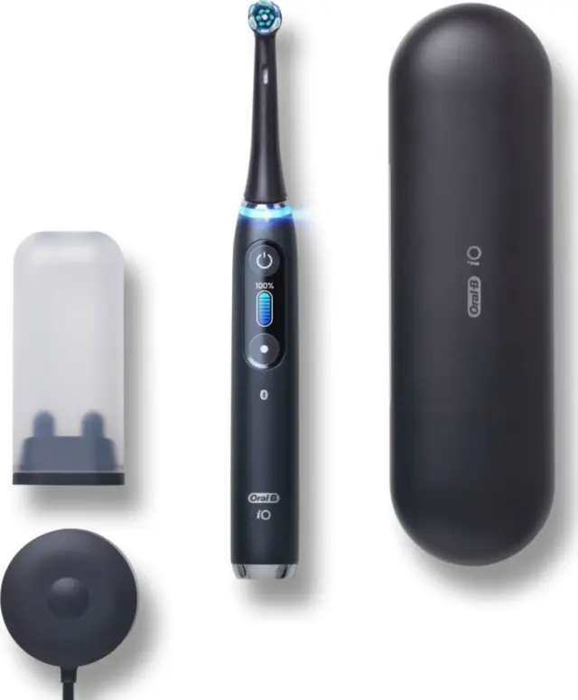Oral-B iO Series 9N Ηλεκτρική Οδοντόβουρτσα με Χρονομετρητή και Αισθητήρα Πίεσης Black Onyx