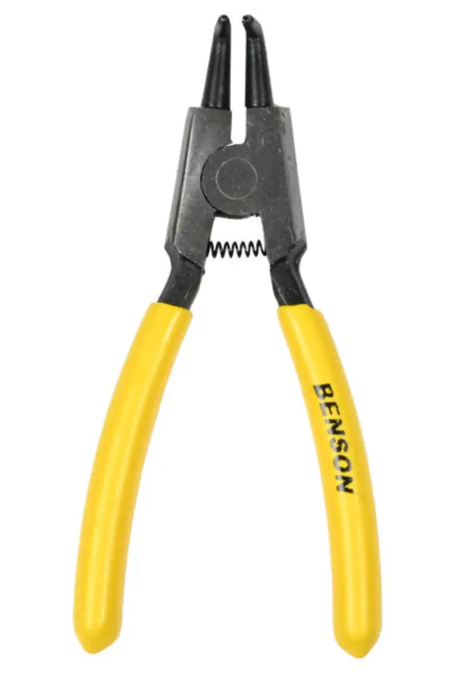 Circlips pliers 125 mm bent 90° external