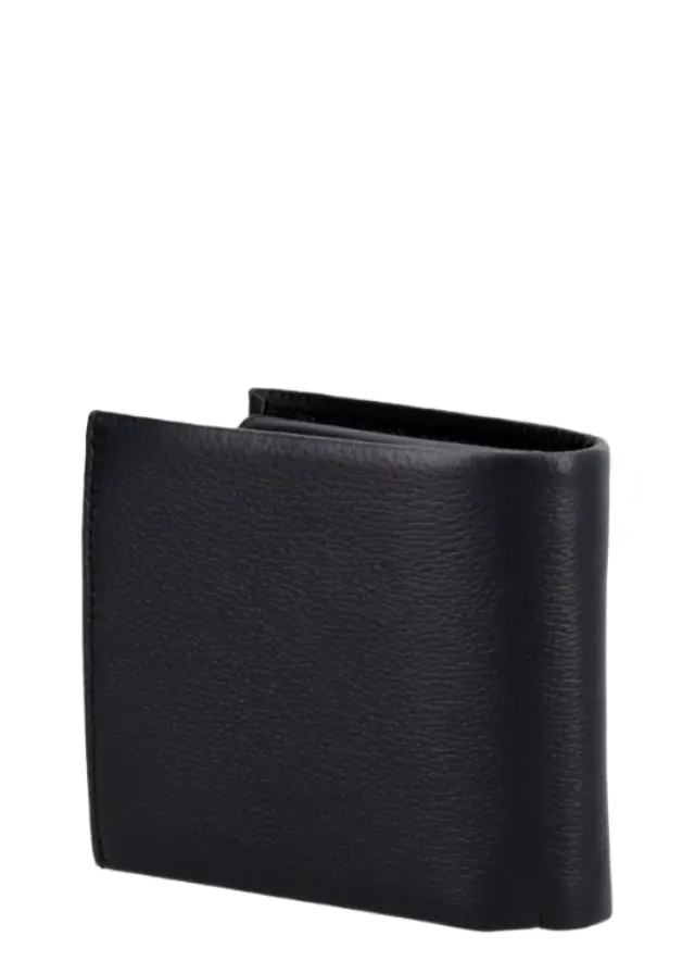 Tommy Hilfiger Ανδρικό Μικρό Πορτοφόλι TH Corp CC Flap And Coin Μαύρο 2