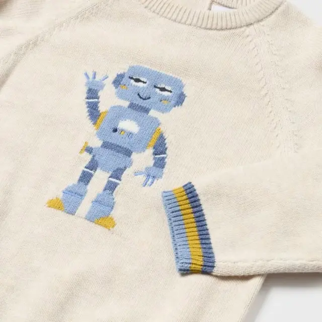 Baby 6 μηνών έως 4 ετών Ζέρσεϋ σχέδιο ινταρσία - 12M 2