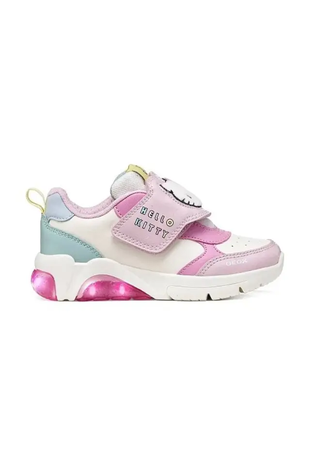 Παιδικό Παπούτσι για Κορίτσι Geox J Fadinlight Girl x Hello Kitty (Μεγέθη 24-33) ΡΟΖ