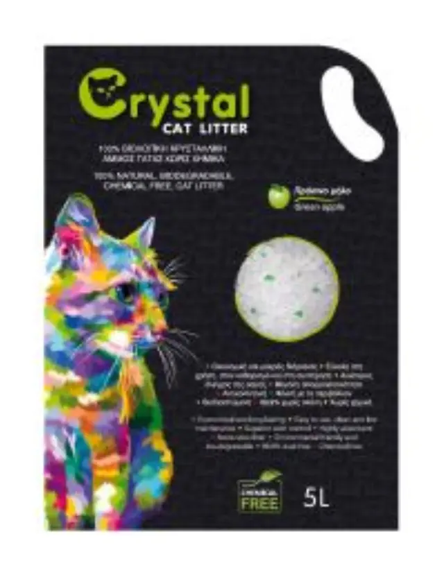 Crystal Άμμος Σιλικόνης Μήλο 5L