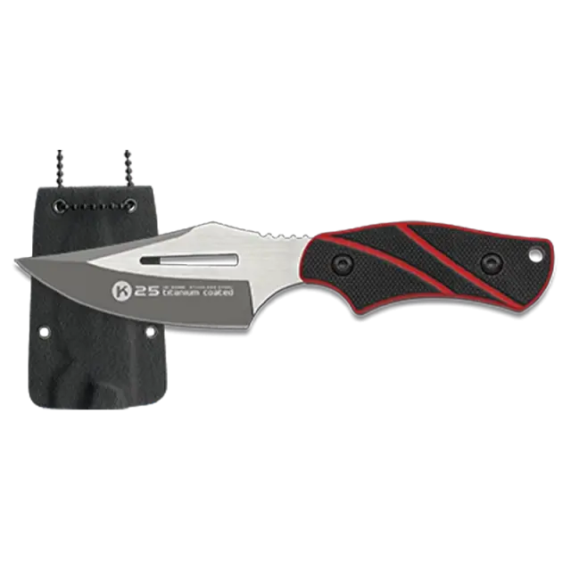 K25 32691 G10 Μαχαίρι Red-Black 13.5 cm