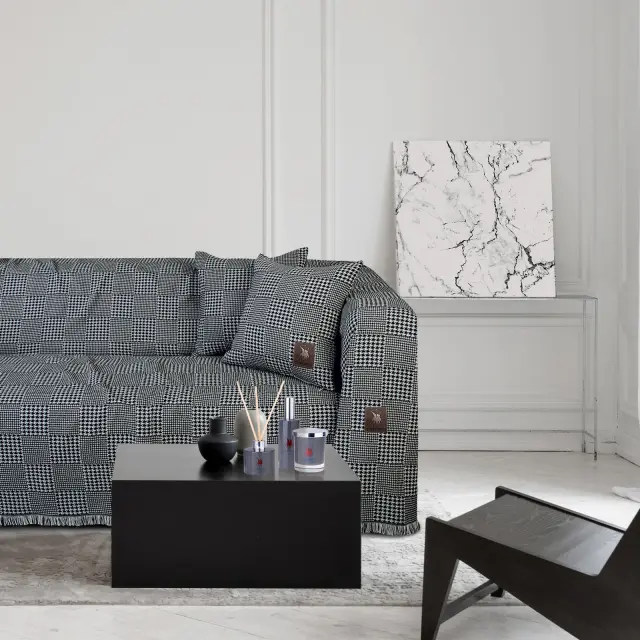 Διακοσμητικό Μαξιλάρι 42Χ42 Με Γέμιση Essential Greenwich Polo Club 2786 Μαύρο-Γκρι 3
