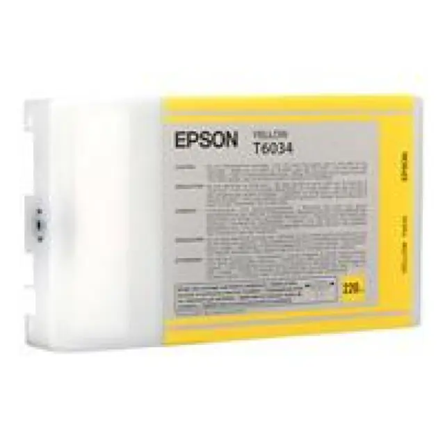Epson T6034 Γνήσιο Μελάνι Εκτυπωτή InkJet Κίτρινο (C13T603400)
