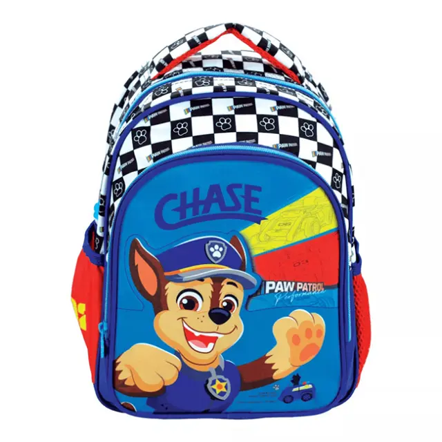 Gim Σχολική Τσάντα Πλάτης Νηπίου 2 θήκες Paw Patrol Chase Racing (354-00054)