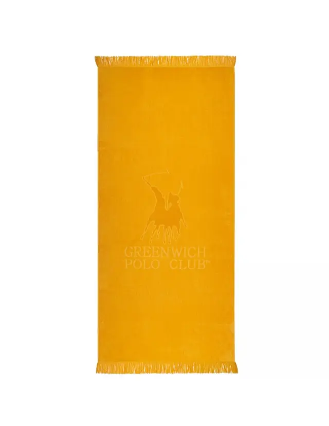 Πετσέτα Θαλάσσης 70Χ170 Ζακάρ Essential Greenwich Polo Club 3626 Ώχρα