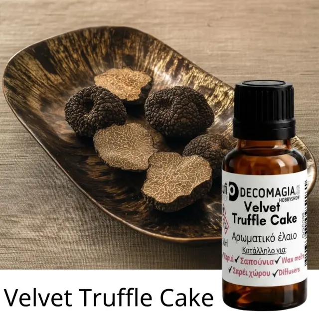 Άρωμα για κερί και σαπούνι 50ml, Velvet Truffle Cake